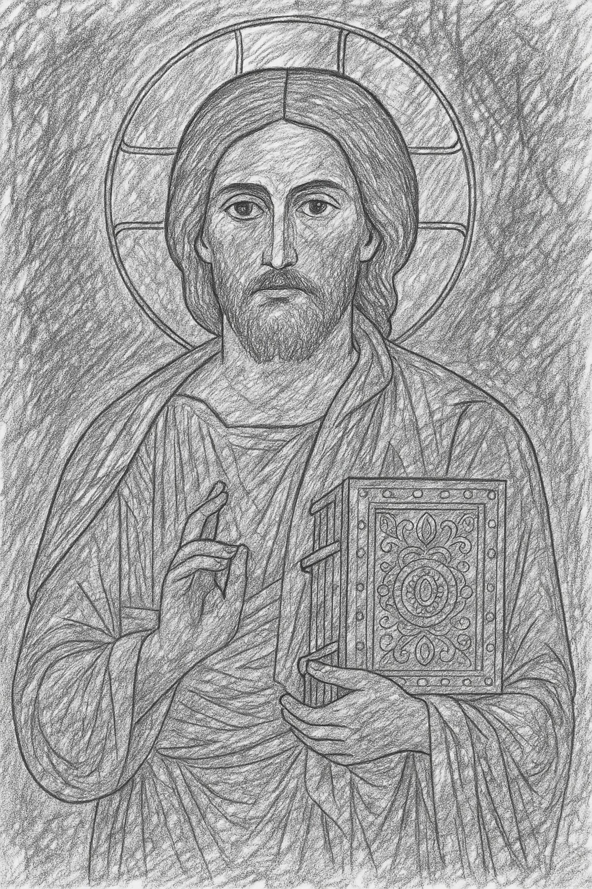 Christ Pantocrator — after the children's workshop session