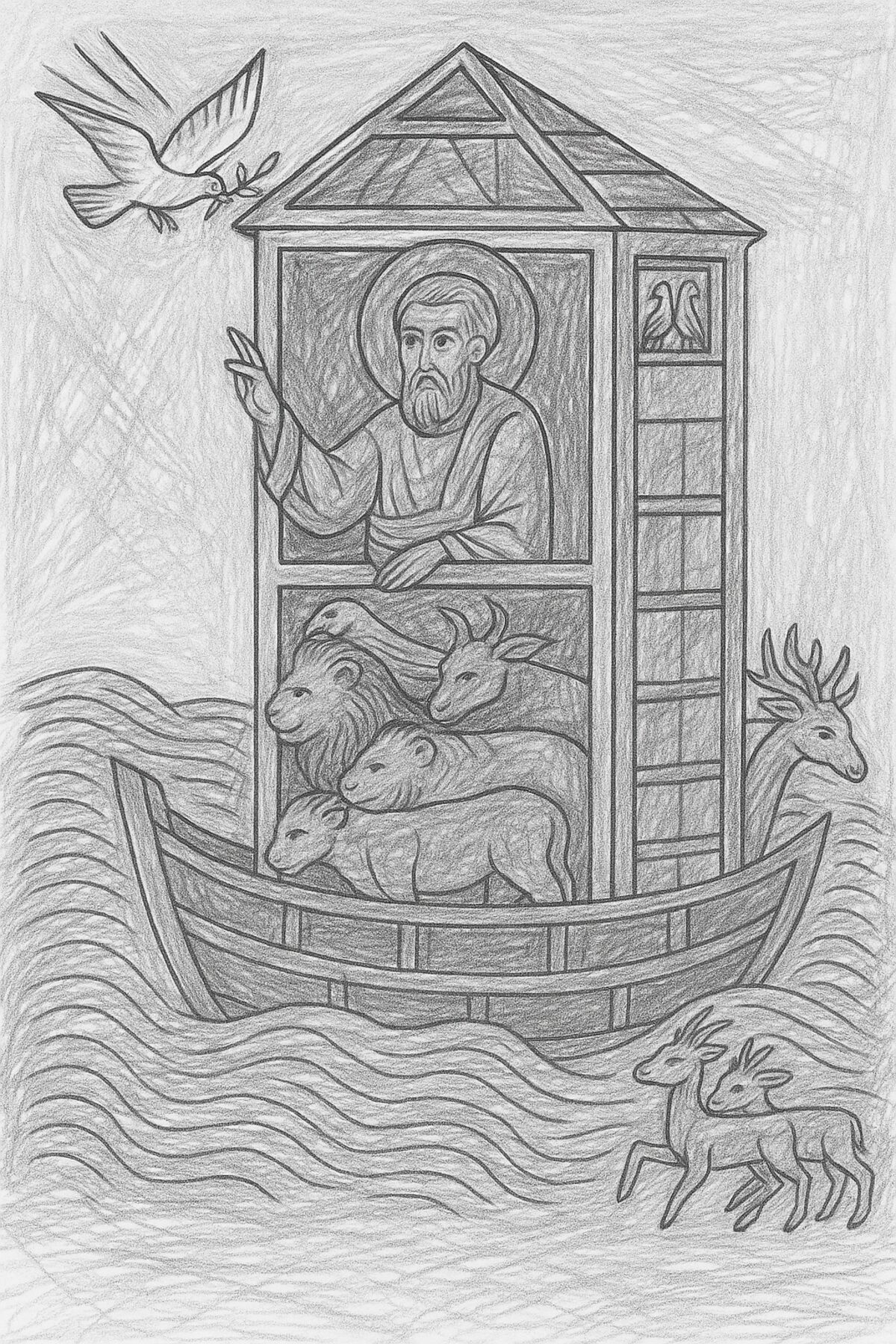 Noah's Ark — after the children's workshop session