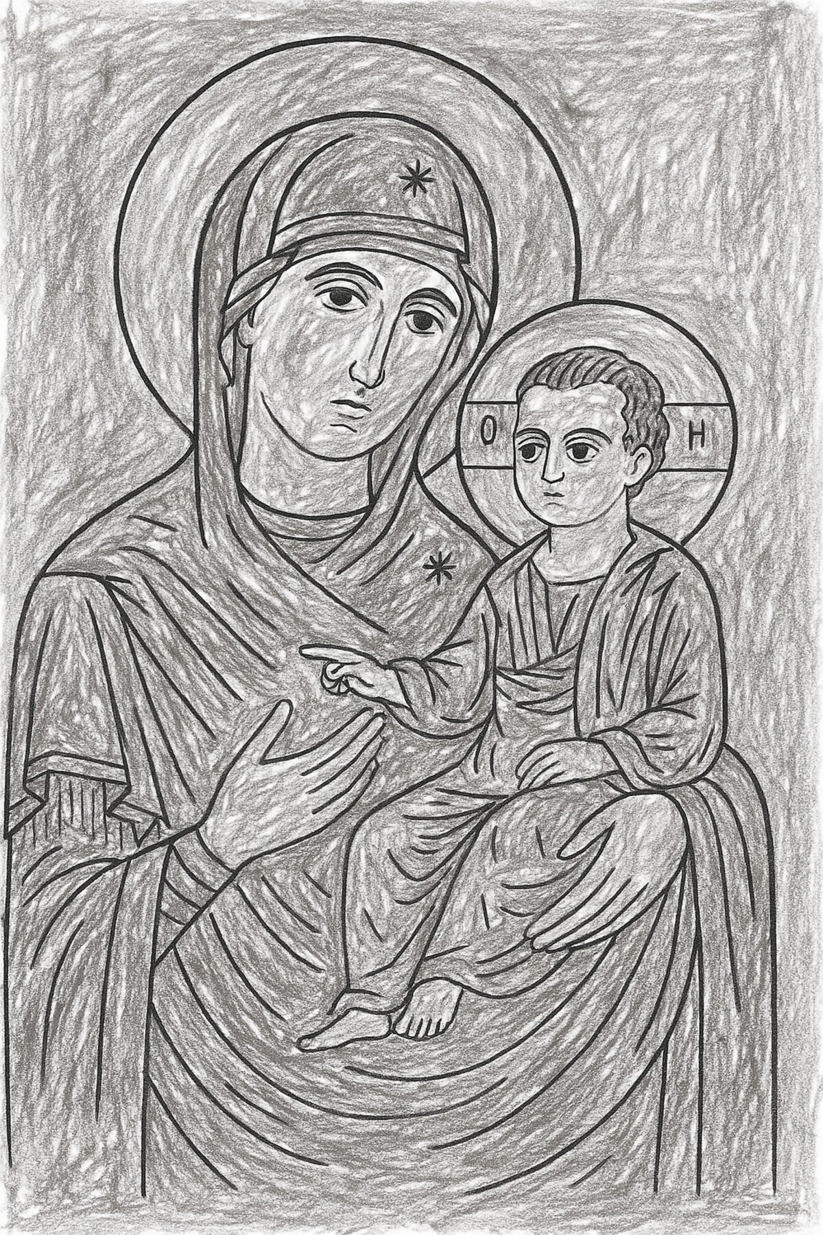 Mother of God (Theotokos) — after the children's workshop session