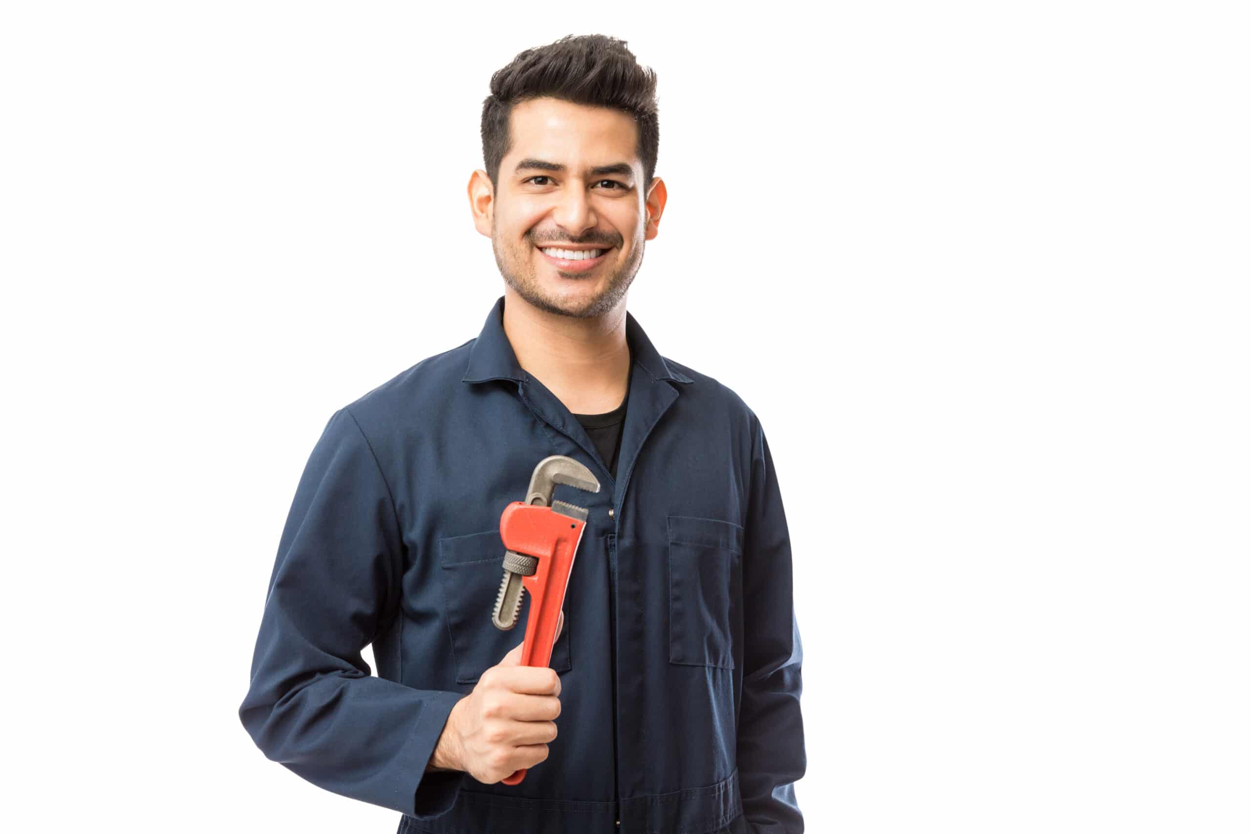 Professional plumber providing residential repair services