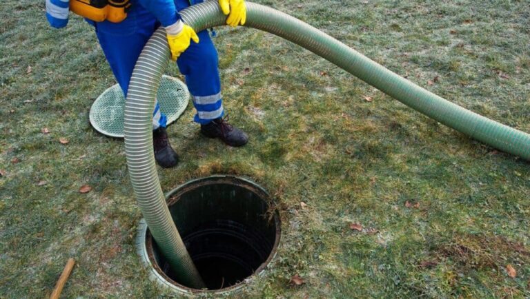 Septic tank pump out