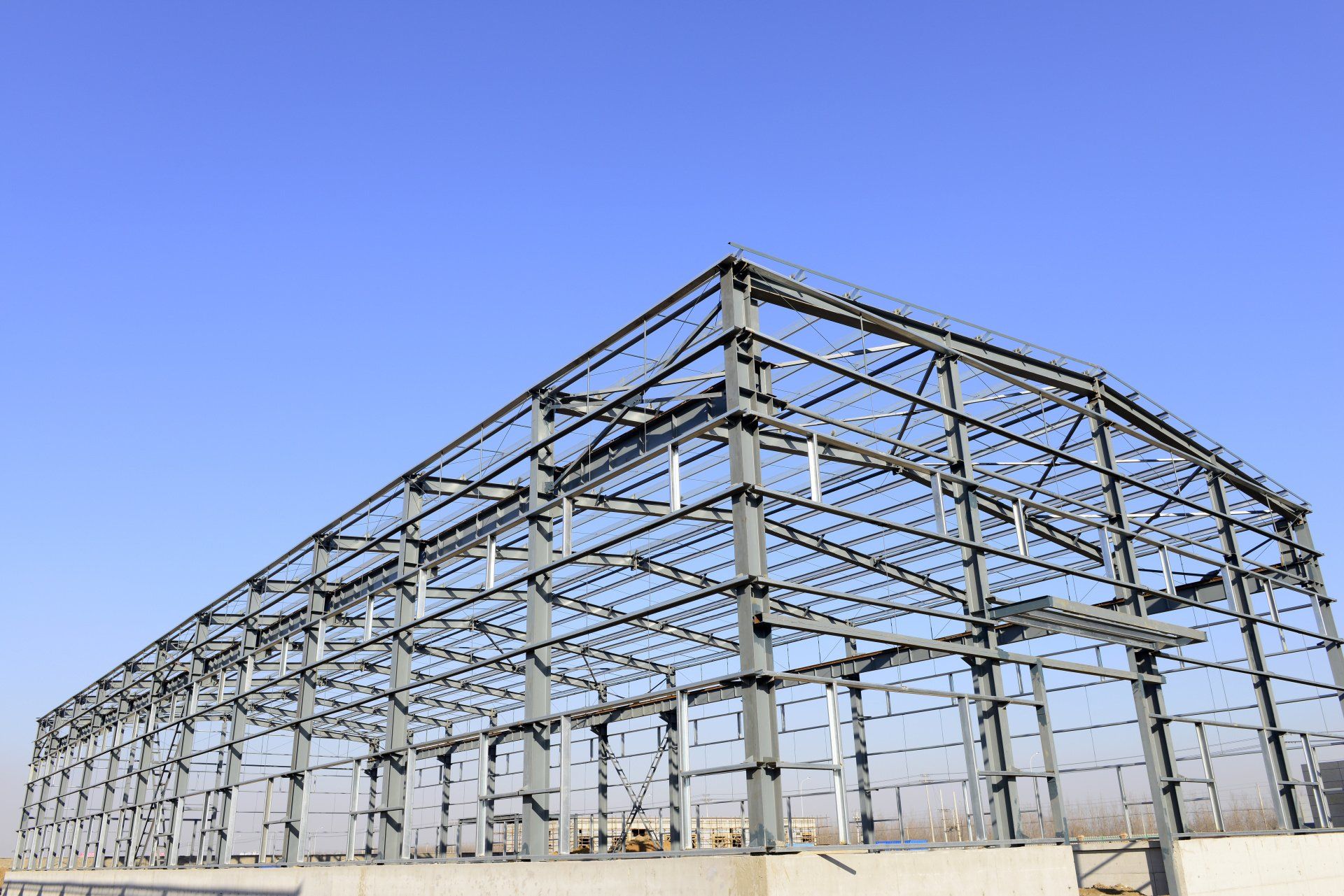 Steel building construction